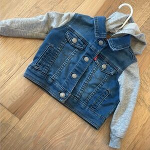 12 month Levi’s Jean/sweatshirt jacket